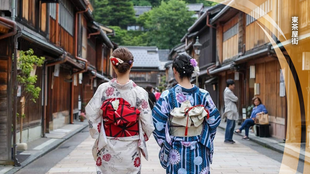 北陸旅遊景點 - 金澤東茶屋街