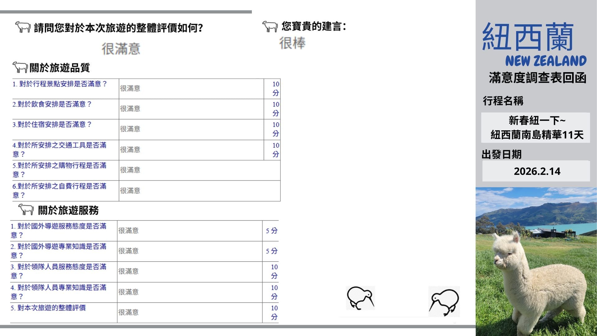 新春紐一下~紐西蘭慢遊典藏-南島精華11天