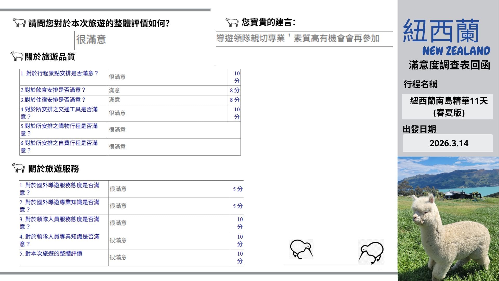 紐西蘭慢遊典藏-南島精華11天