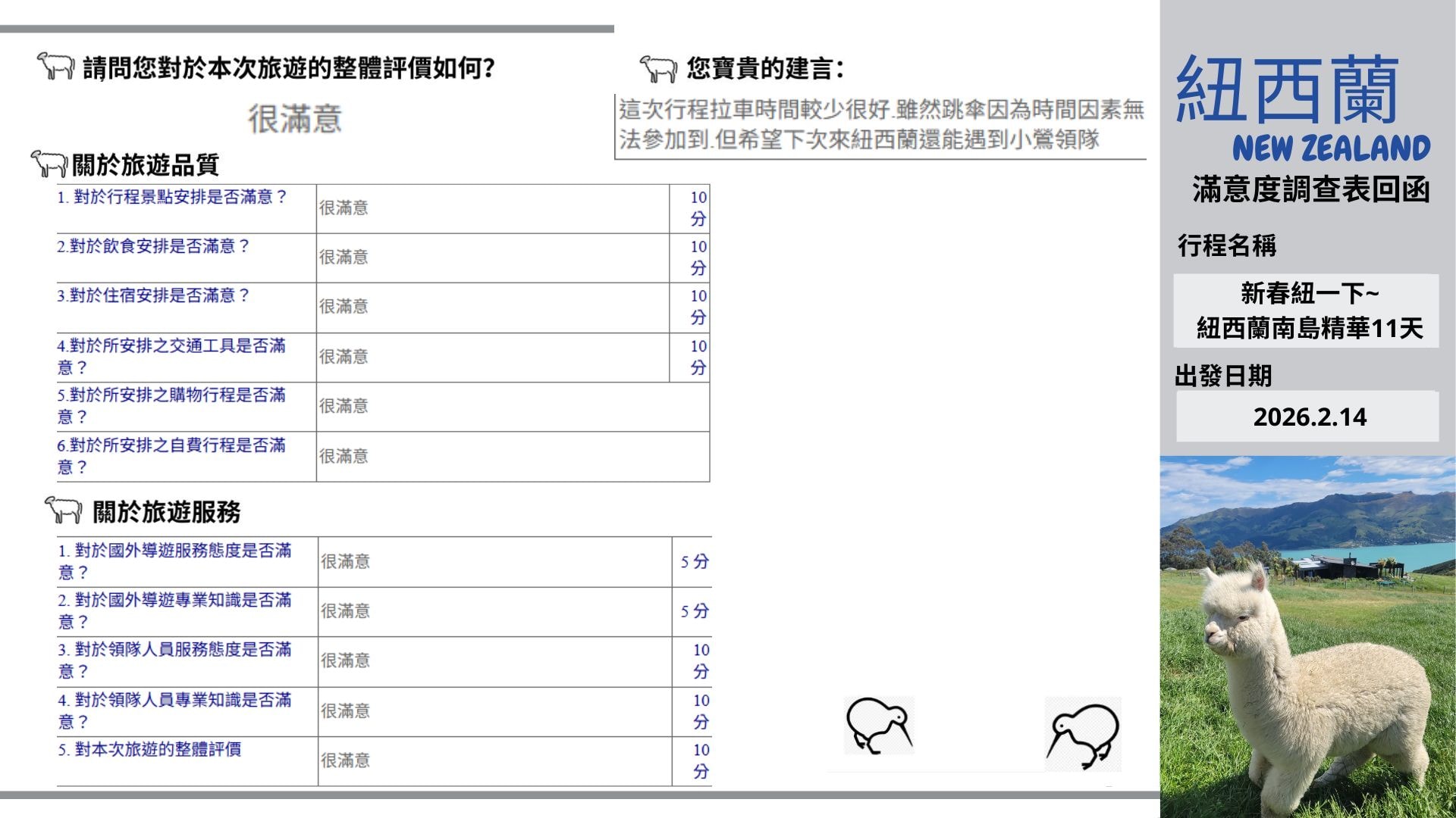 新春紐一下~紐西蘭慢遊典藏-南島精華11天